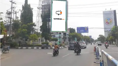 Billboard 10 × 5 m di Jl. A Yani Semarang-Perempatan Seroja Depan RRI Semarang (Arah Pandang dari Simpang Lima ke arah Majapahit, Purwodadi), Jawa Tengah