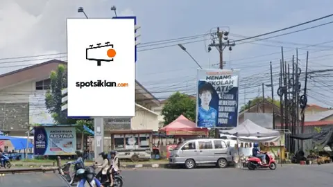 Baliho 4 × 6 m di Jl. Simongan (Pertigaan Pasar BK), Semarang, Jawa Tengah