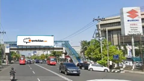 JPO 16 × 4 m di JPO Jl. Pemuda (Arah dari Pasar Johar menuju Jl. Pemuda (Tugu Muda)), Semarang, Jawa Tengah