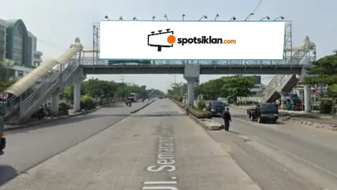 JPO 25 × 5 m di Jl. Raya Kaligawe (Dekat Sultan Agung Skin Center), Semarang, Jawa Tengah