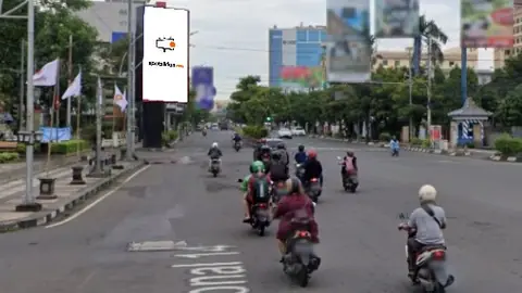 Videotron 8 × 4 m di Jl. Pandanaran (Area Taman Pandanaran, Hadap Simpang Lima), Semarang, Jawa Tengah