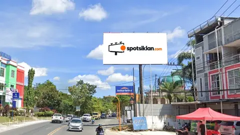 Billboard 5 × 10 m di Jl. A.W Syahranie (Depan Villa Tamara) Samarinda, Kalimantan Timur
