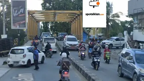 Baliho 6 × 4 m di Jl. KH (Arah Taman Budaya Samarinda), Kalimantan Timur