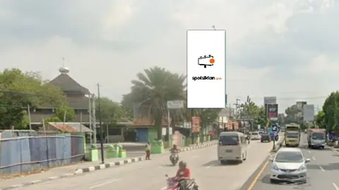 Billboard 10 × 5 m di Jl. Raya Sragen - Ngawi (Depan Mesjid Bazis), Jawa Tengah