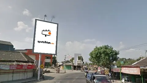 Baliho 6 × 4 m di Jl. Raya Purwodadi-Solo (Pasar Sumber Lawang), Sragen, Jawa Tengah
