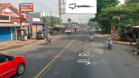 Billboard 5 × 10 m di Jl. Raya Serang - Jakarta (Area Depan Alfamart Jl. Raya Serang-Jakarta), Banten