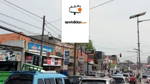 Billboard 10 × 5 m di Jl. Mayor Syafei (dari Cilegon menuju Serang), Banten