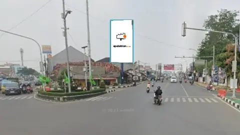 Billboard 8 × 4 m di Jl. Raya Serang (Dari Alun-alun Kota Serang menuju KP3B/Pandeglang), Banten