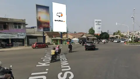 Billboard 5 × 10 m di Jl. Abdul Hadi (Dari Ciracas ke Arah Warung Pojok), Serang, Banten