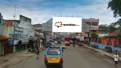 Bando Jalan 5 × 10 m di Jl. Tirtayasa, Serang, Banten