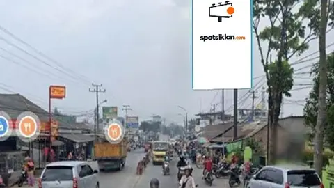 Billboard 5 × 10 m di Jl. Raya Serang Jkt 18 (Arah Alfamart Pasar Gorda Baru), Banten