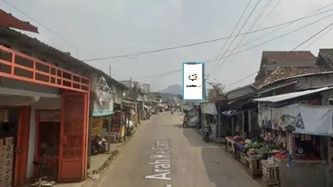 Baliho 4 × 2 m di Jl. Raya Palka Cinangka (Dari Ciomas menuju Cinangka), Kabupaten Serang, Banten