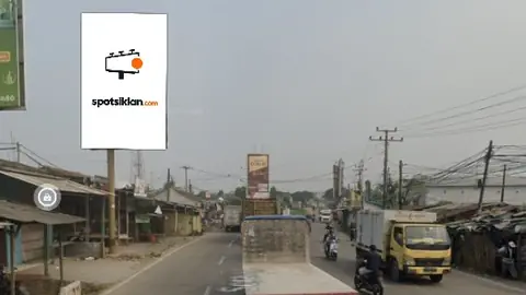 Baliho 4 × 6 m di Jl. Raya Serang (dari arah Balaraja Menuju Serang Cikande Banten)