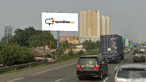 Billboard 6 × 12 m di Area Tol Janger KM 20+100A, Menuju EXIT Serpong Tangerang, Banten