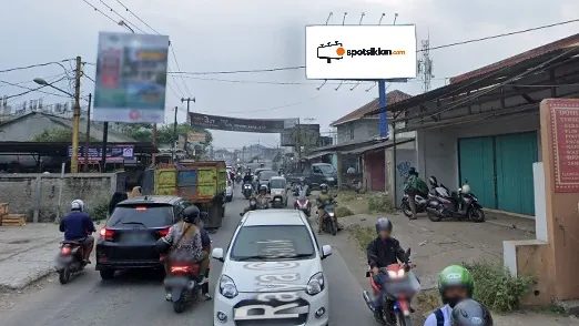 Billboard 10 × 5 m di Jl. Raya Cisauk Lapan (Arah Stasiun Cisauk), Kabupaten Tangerang, Banten