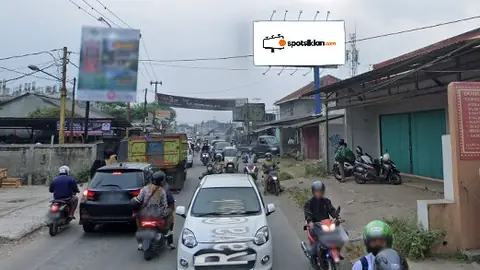 Billboard 10 × 5 m di Jl. Raya Cisauk Lapan (Arah Stasiun Cisauk), Kabupaten Tangerang, Banten