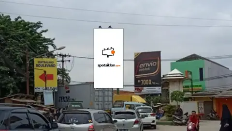 Billboard 4 × 8 m di Jl. Raya Parung Panjang (Pertigaan Pasar Tugu Legok), Kabupaten Tangerang, Banten