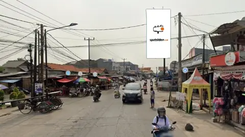 Billboard 5 × 10 m di Jl. Raya Mauk Cadas (dari Mauk menuju Sepatan), Kabupaten Tangerang, Banten