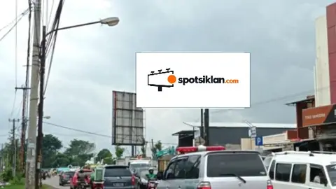 Billboard 6 × 12 m di Jl. Raya Cisauk Lapan (dari Pasar Intermoda menuju Spring Hill), Kabupaten Tangerang, Banten