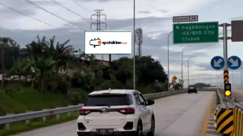 Billboard 8 × 16 m di Jl. Tol Jkt Serpong - Balaraja (menuju Mall AEON BSD), Kabupaten Tangerang, Banten