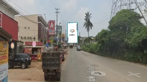 Billboard 10 × 5 m di Jl. Raya Cisauk - Jaha 6-23 (BSD Menuju Cisauk Legok), Kabupaten Tangerang, Banten