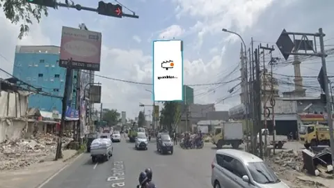 Billboard 10 × 5 m di Jl. Raya Serang (Pertigaan Bitung) Simpang Bitung - Curug (Jatake Menuju Citra Raya), Kabupaten Tangerang, Banten