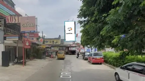 Billboard 4 × 8 m di Jl. Raya Dokter Dwiyo Sugondo (Arah dari Perumnas menuju Tangerang City), Banten