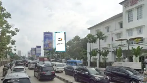 Billboard 5 × 10 m di Jl. Imam Bonjol (Arah dari Imam Bonjol menuju Lippo Karawaci/Legok), Kabupaten Tangerang (unit 1), Banten