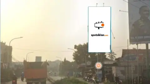 Billboard 5 × 10 m di Jl. Raya Serang (UD Sumber Rahayu Terpal), Kabupaten Tangerang (unit 1), Banten