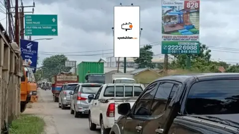 Billboard 4 × 8 m di Jl. Diklat Pemda (Pertigaan Diklat Pemda), Kabupaten Tangerang, Banten