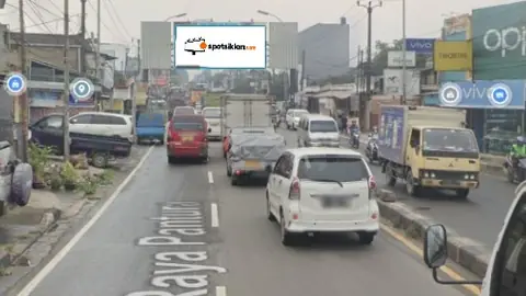 Bando Jalan 5 × 10 m di Jl. Raya Serang (Depan HokBen Kitchen Balaraja), Kabupaten Tangerang, Banten