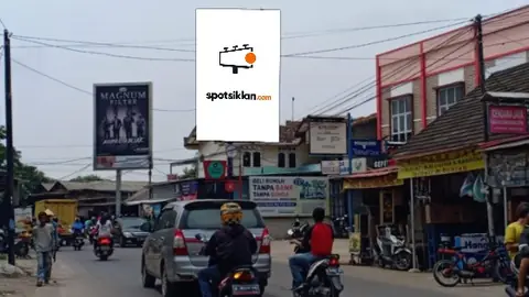 Baliho 4 × 6 m di Jl. Raya Mauk (dari Pom Bensin Spatan menuju Pasar Spaten), Kabupaten Tangerang, Banten