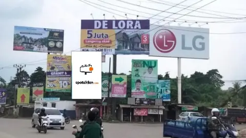 Baliho 4 × 6 m di Jl. Raya Parung Panjang (dari Korelet menuju Parung Panjang), Kabupaten Tangerang, Banten