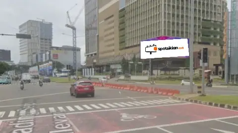 Videotron 7,68 × 29,44 m di Jl. Gading Serpong Boulevard Barat (Area Perempatan Scientia Garden), Kabupaten Tangerang, Banten