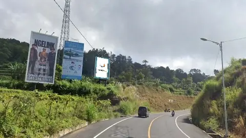 Baliho 6 × 4 m di Jl. Baturiti Bedugul (Samping Amreta Farm Hill), Tabanan (unit 1), Bali