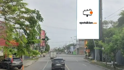 Billboard 5 × 10 m di Jl. Jend Sudirman (Pertigaan Domino), Tegal, Jawa Tengah