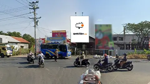 Baliho 6 × 4 m di Jl. KS. Tubun (Pertigaan Rel Tirus) (Pertigaan Rel Tirus), Tegal, Jawa Tengah