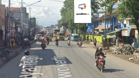 Baliho 6 × 4 m di Jl. Banjaran (Depan Pasar Banjaran Permai), Kabupaten Tegal, Jawa Tengah