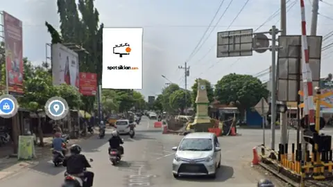 Baliho 6 × 4 m di Jl. KS Tubun (Bundaran Tugu Srikandi), Kabupaten Tegal, Jawa Tengah