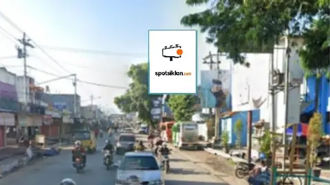 Baliho 6 × 4 m di Jl. AIP KS Tubun (Setelah Pasar Banjaran), Kabupaten Tegal, Jawa Tengah