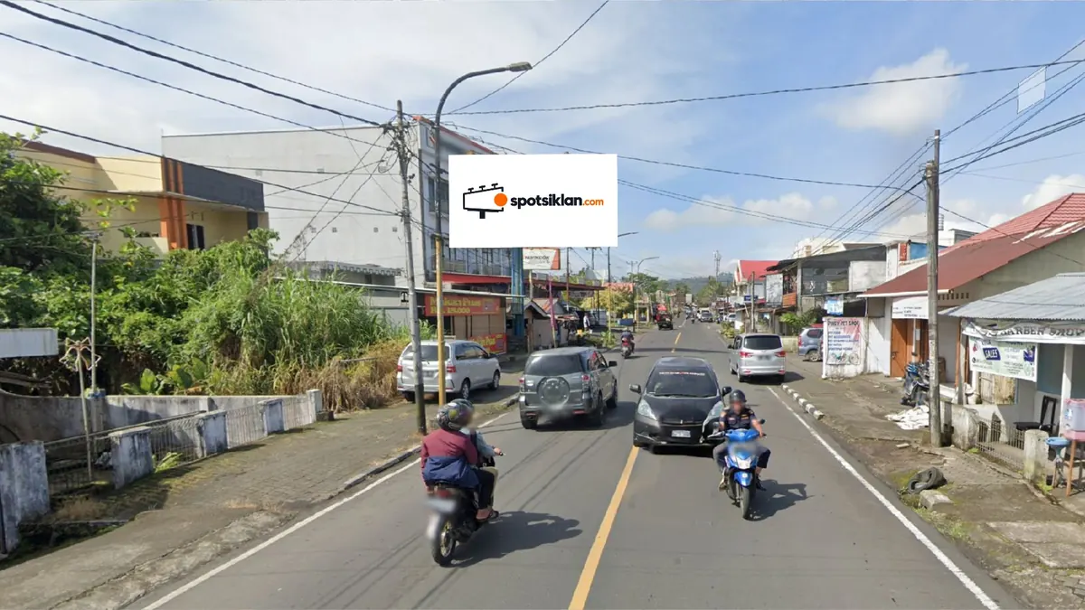 Billboard 4 × 8 m di Jl. Babe Palar (Side B) view Menuju Multimart, Kota Tomohon, Sulawesi Utara