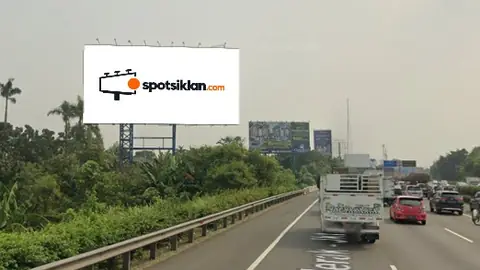 Billboard 10 × 20 m di TOL Janger KM 12+200A (Area Tol Janger KM 12 +200A, Jakarta Menuju Tangerang), Banten