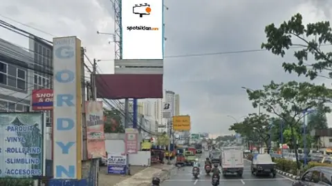 Billboard 5 × 10 m di Jl. MH. Thamrin (Arah Arah Alsut/SMS menuju Jakarta/Cikokol Tangerang), Banten