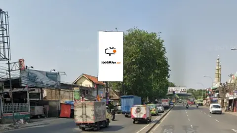Billboard 4 × 8 m di Jl. Jend. Sudirman (Flyover) (dari arah Bale Kota menuju Tangcity), Tangerang, Banten