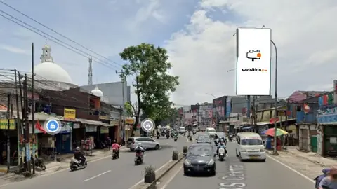 Billboard 5 × 10 m di Jl. Raya Hoscokro Aminoto (dari arah CBD Ciledug menuju Creo), Tangerang, Banten