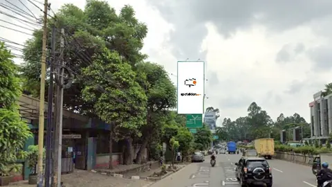 Billboard 6 × 12 m di Jl. Jend. Sudirman (dari arah Tangerang KOta menuju Bandara Soetta), Banten
