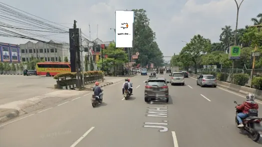 Billboard 10 × 5 m di Jl. Mh. Thamrin (dari arah Tangcity menuju Serpong), Tangerang, Banten
