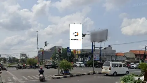 Billboard 10 × 5 m di Jl. Raya Hasyim Ashari (dari arah Pondok Aren menuju Karang Tengah), Tangerang, Banten
