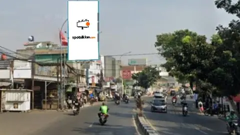 Billboard 10 × 5 m di Jl. Raya HOS Cokroaminoto (Arah dari Creo menuju CBD Ciledug), Tangerang, Banten