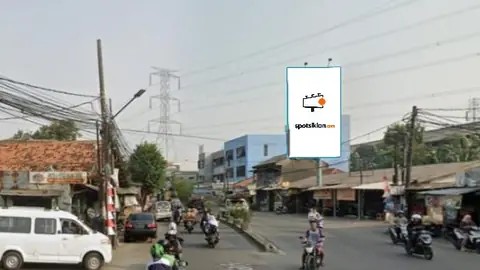 Billboard 5 × 10 m di Jl. Raya Raden Fatah (POM Bensin) (Arah dari CBD Ciledug menuju Bintaro), Tangerang, Banten